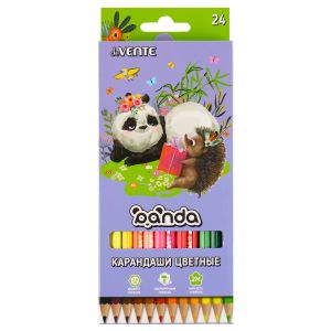 Карандаши цветные "deVENTE. Panda" 24 цвета