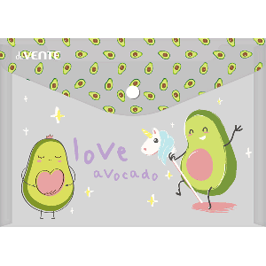 Папка-конверт на кнопке "deVENTE. Avocado" A4