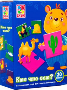 Игра развивающая "Кто что ест?" 
