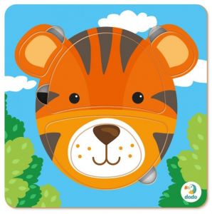 Пазл-сортер Тигренок 5 элементов