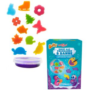 Мыльная краска детская с штампами цвет ФИОЛЕТОВЫЙ