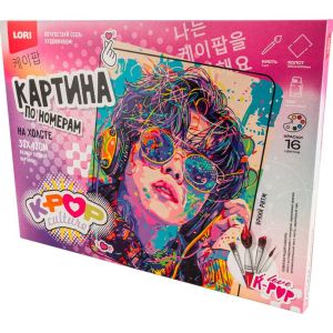 Рхо-001 Картина по номерам холст на подрамнике 30*40 см K-POP "Яркий ритм"