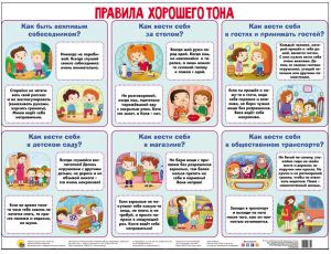 ПЛАКАТ. ПРАВИЛА ХОРОШЕГО ТОНА