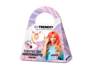 Создание украшений из полимерной глины Be TrenDIY COLD CLAY, малый, UNICORN