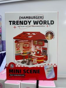 Сборная модель закусочной HAMBURGER TRENDY WORLD 