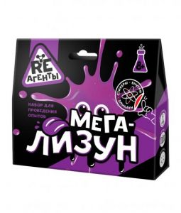 Научно-познавательный набор "Мега-Лизун", фиолетовый