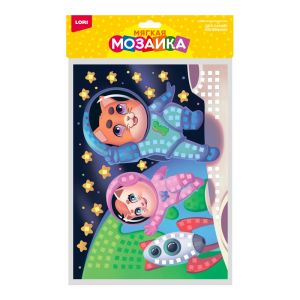 Мягкая мозаика из ЭВА (большой набор) "Космонавты"