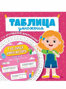 ТАБЛИЦА УМНОЖЕНИЯ с крутящейся шпаргалкой. ДЛЯ ДЕВОЧЕК