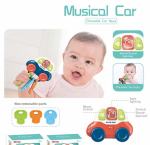 Музыкальная машинка с ключиками MUSIC CAR