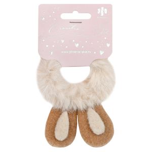 Резинка для волос арт. 71828 ПУШИСТЫЙ ЗАЙКА 1шт.