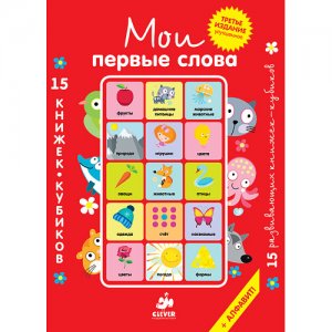 Мои первые слова. 15 книжек-кубиков. Русский язык