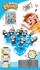 Игра на баланс Расставь зверят (пингвины, уточки) Balance Plate