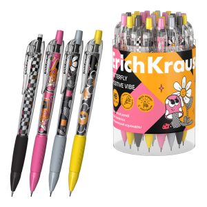 Карандаш механический ErichKrause Butterfly Positive Vibe 0.7 мм, с ластиком, НВ 