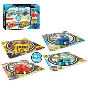 Сборный трек Puzzle Track 40 эл. (4-в-1)