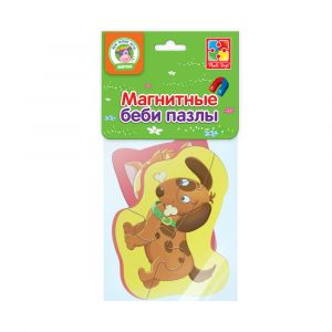 Мягкие магнитные пазлы "Baby puzzle. Котенок и щенок"