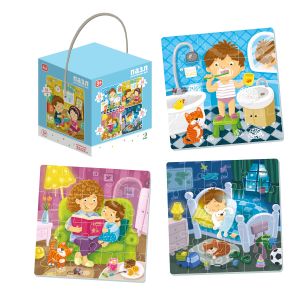 Пазл 4-в-1 "Распорядок дня"