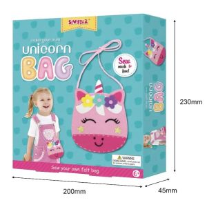 Набор для творчества. Сумочка из фетра "Единорог"