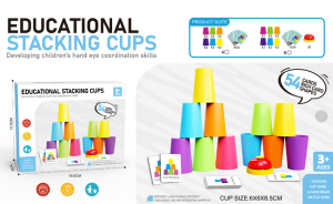 Игра Веселые стаканчики Educational stacking cups
