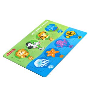 Пазл планшетный "На суше и в море" серия Baby Toys