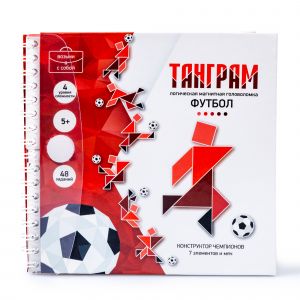 Игра магнитная головоломка Танграм "Футбол" 02863