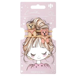 Набор резинок для волос арт. 71818 МИШКИ 2шт.