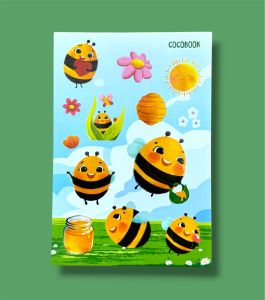 Стикеры листовые Пчёлка Коко