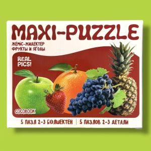 MAXI-PUZZLE. Фото. Жеміс-жидектер. Фрукты и ягоды