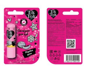 Бальзам для губ медовая  дыня 4,2 г TIK TOK GIRL