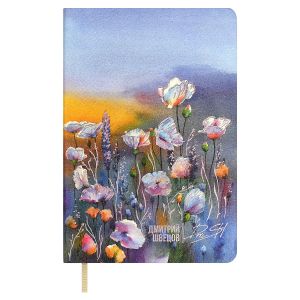 Записная книжка ESCALADA, #ДМИТРИЙ ШВЕЦОВ, А6, МАКОВОЕ ПОЛЕ