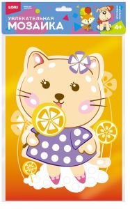 Км-012 Увлекательная мозаика (набор большой) "Кошечка"