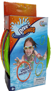 Игрушка для плавания Кольца Dive rings. Летние игры