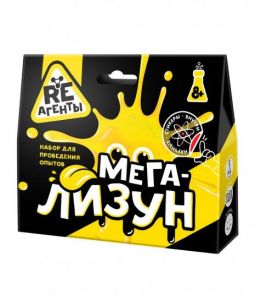 Научно-познавательный набор "Мега-Лизун", желтый