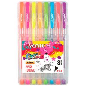 Набор флуоресцентных гелевых ручек 8 цветов Cosmo Fluo