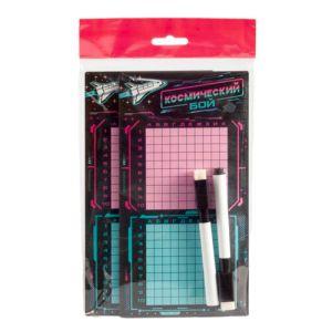 Игра настольная "Космический бой" (в пакете с маркерами)