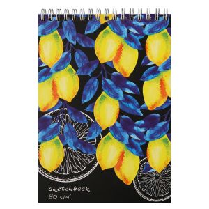 Скетчбук А5, 50л, ЛИМОННОЕ ДЕРЕВО (50-6008)