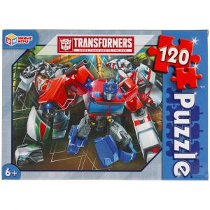 Трансформеры. Пазлы классические в коробке. Пазл 120 деталей. Умные игры в уп.8шт в кор.8уп