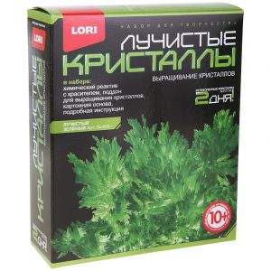Лк-003 Лучистые кристаллы "Зеленый кристалл"