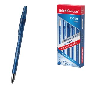 Ручка гелевая сo стираемыми чернилами R-301 Magic Gel Stick Original, цвет чернил синий