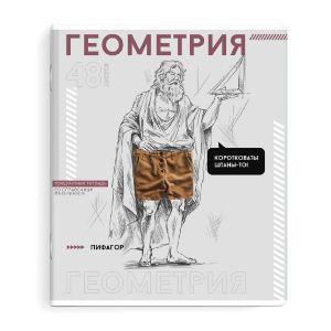 Тетрадь предметная "ЯРКИЕ ДЕТАЛИ" ГЕОМЕТРИЯ /48 л.