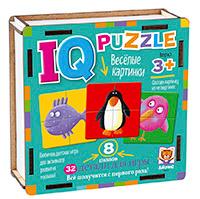 IQ Пазл деревянный.3+ Весёлые картинки