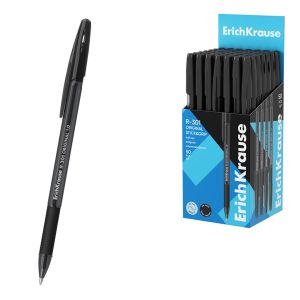 Ручка шариковая ErichKrause R-301 Stick&Grip Original 1.0, цвет чернил черный