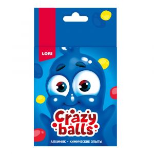 Химические опыты. Crazy Balls "Жёлтый, синий и красный шарики"