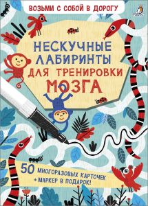 Асборн - карточки. Нескучные лабиринты для тренировки мозга