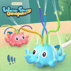 Брызгающий осьминог Water spray octopus. Летние игры