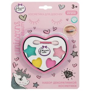Косметика ДЛЯ ДЕВОЧЕК набор косметики: тени для век, аппликатор МИЛАЯ ЛЕДИ