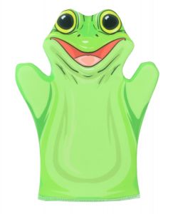 Домашний  кукольный театр. Кукла-перчатка "Лягушка"