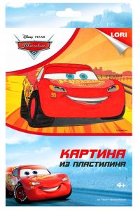 Картина из пластилина Disney "Молния Маккуин"