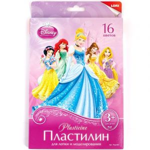 Пластилин Disney "Принцессы" 16 цветов