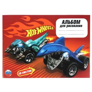 Альбом для рисования ХОТ ВИЛС 20л, диз2 