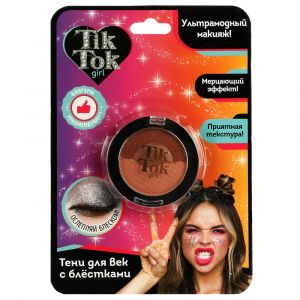 Тени для век трехцветные, 1 TIK TOK GIRL